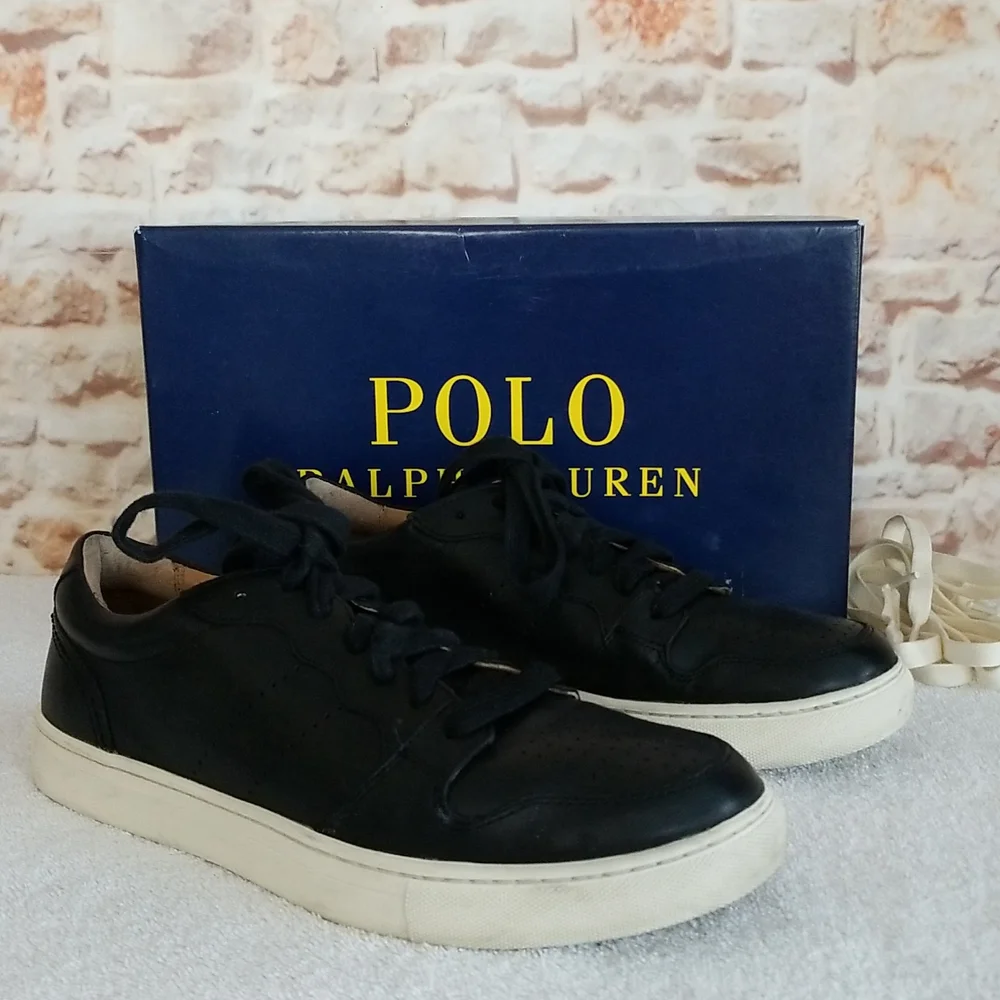 Polo Ralph Lauren Jetson Leather Sneakers